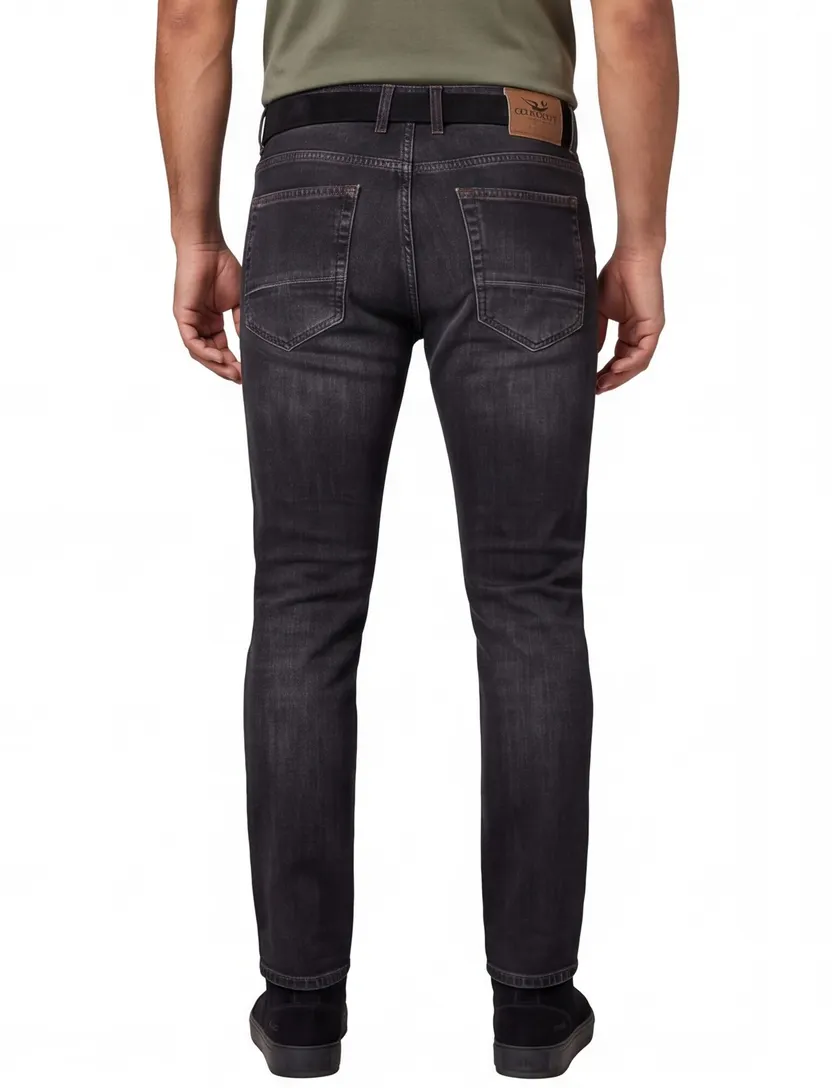 NZA jeans 5-pocket antraciet Nalson modern fit