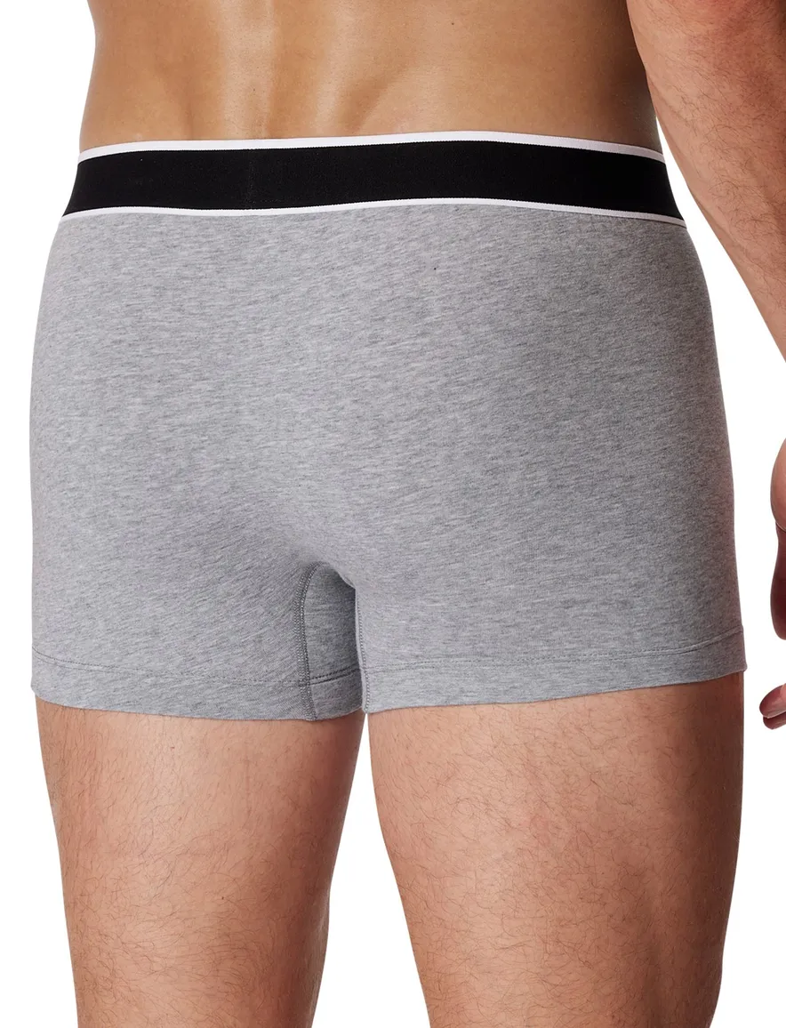 Schiesser boxershorts 95/5 grijs 3-pack