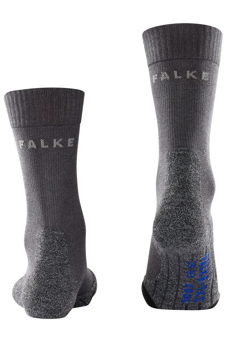 Falke sokken grijs effen normale fit