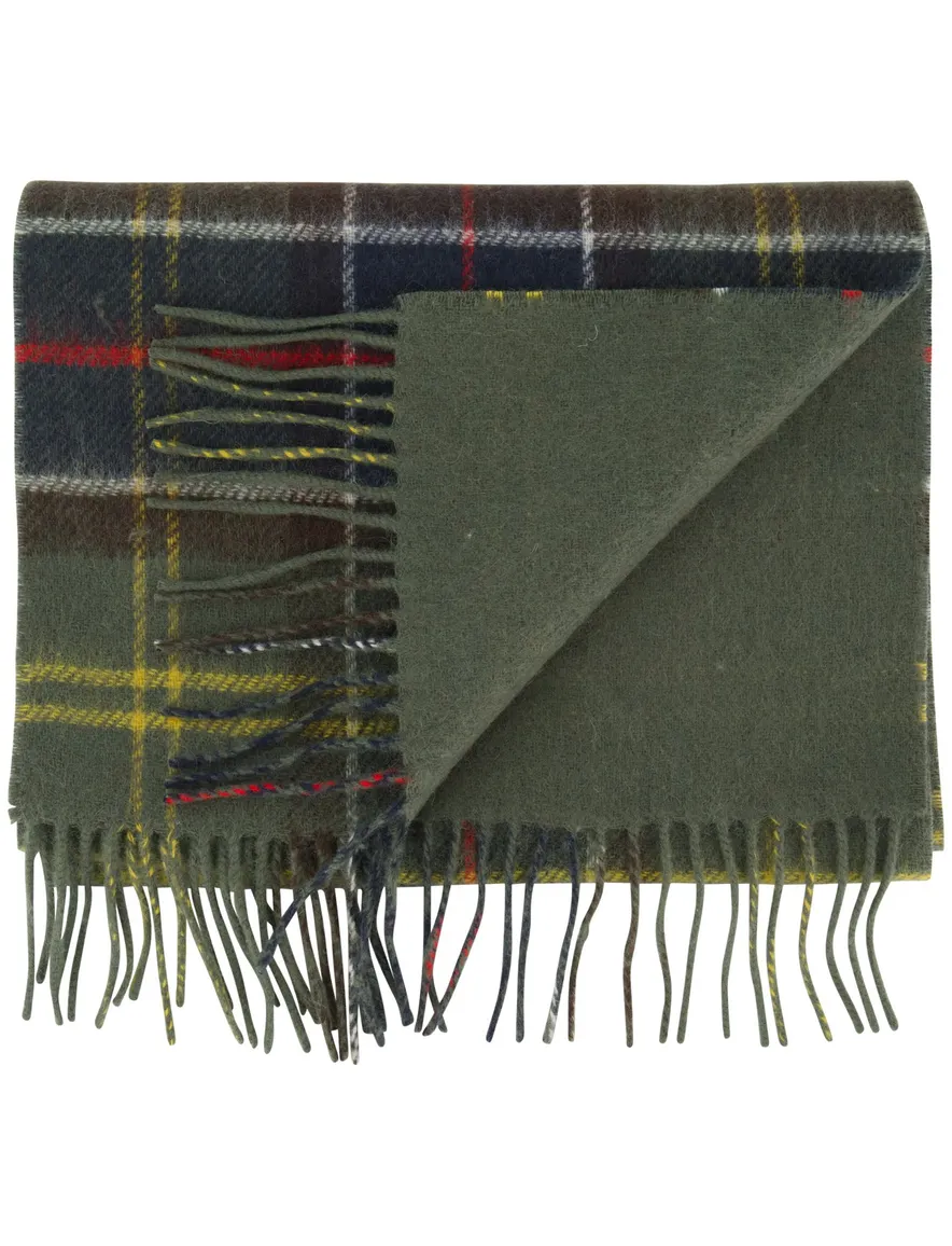 Barbour sjaal groen geprint