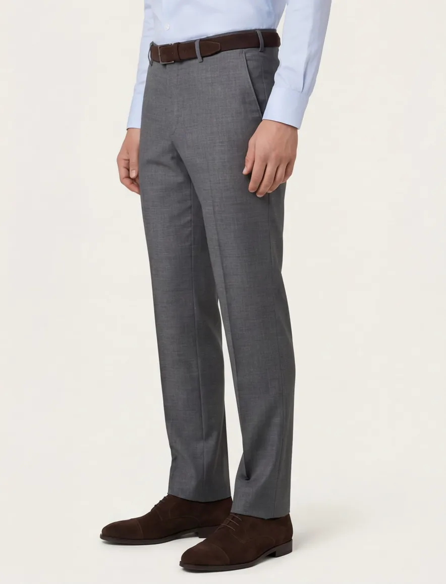 Roy Robson pantalon grijs wol Mix & match