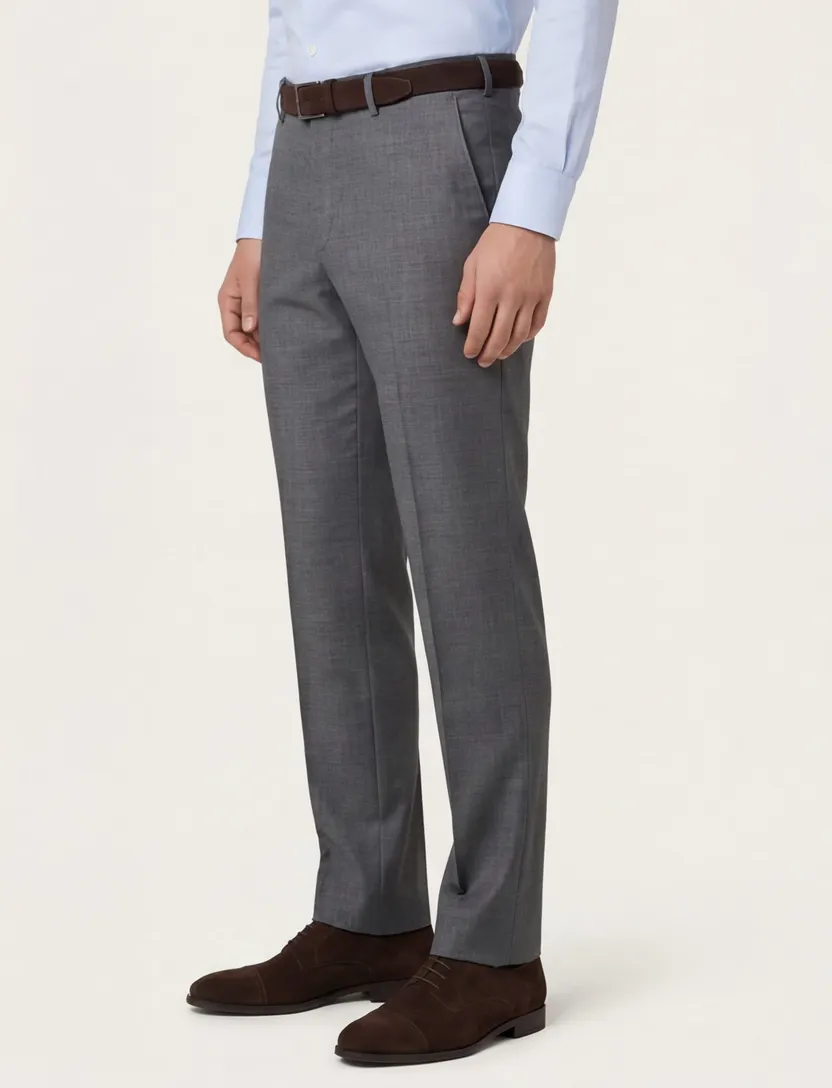 Roy Robson pantalon wol grijs Mix&Match