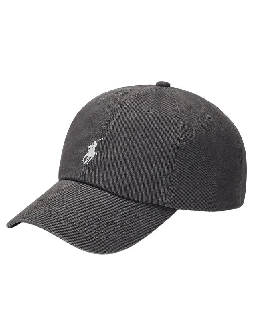 Grijze pet Ralph Lauren met logo
