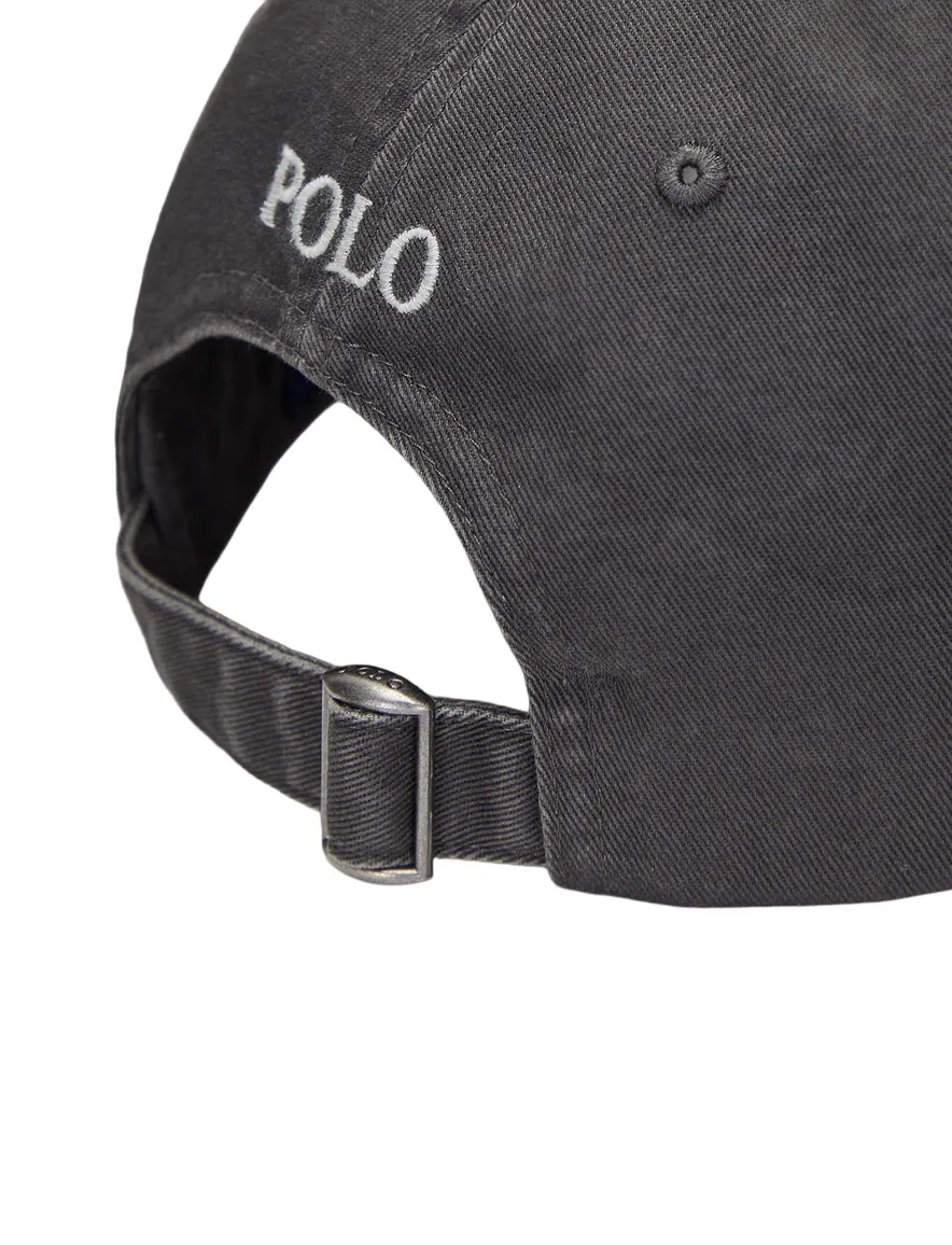 Grijze pet Ralph Lauren met logo