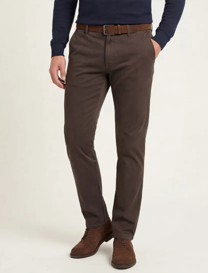 Bruine pantalon M.E.N.S. Madison-U