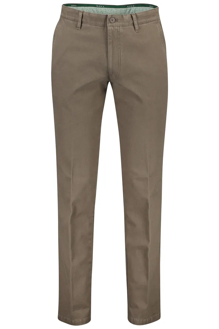 M.E.N.S. broek bruin katoen