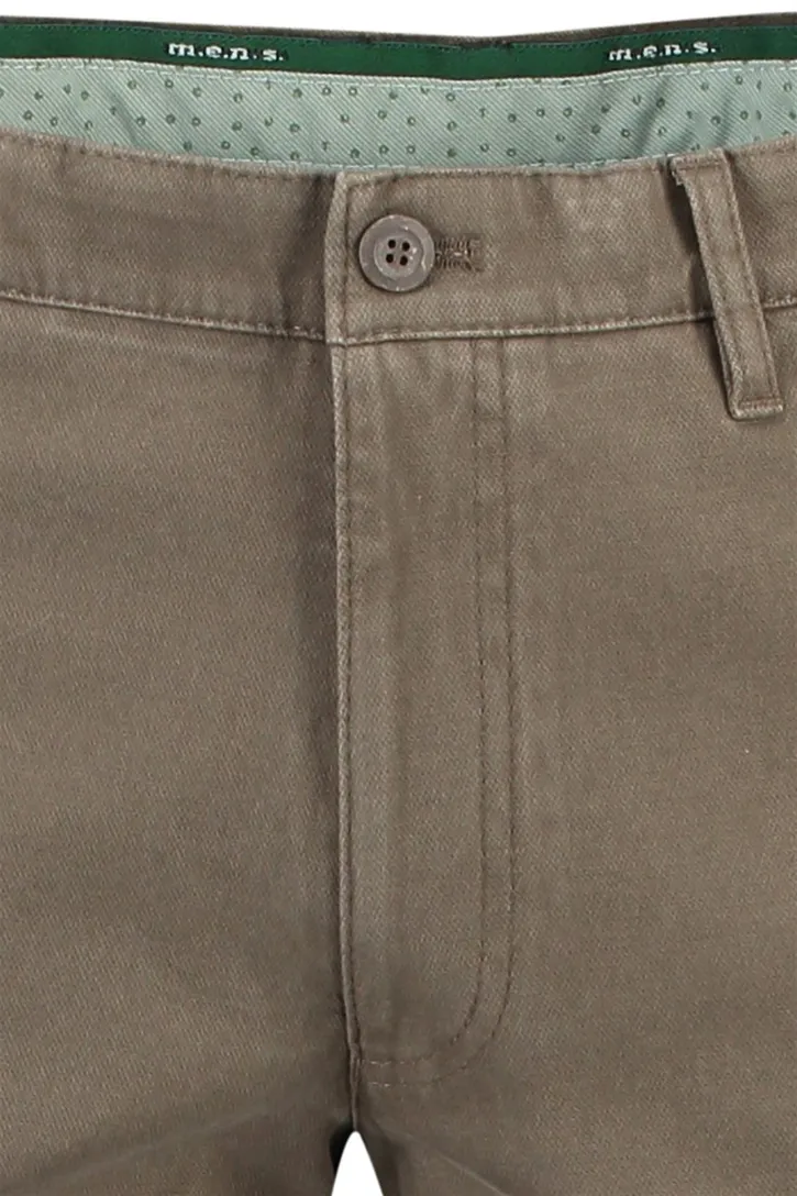 M.E.N.S. broek bruin katoen
