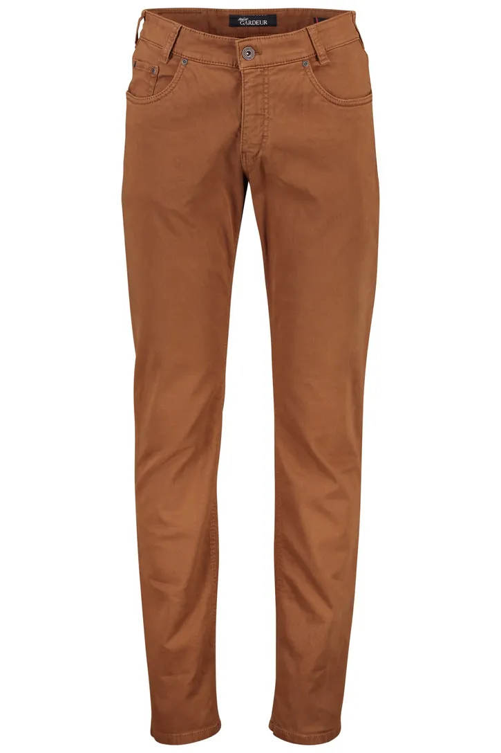 Gardeur broek Bill oranje bruin
