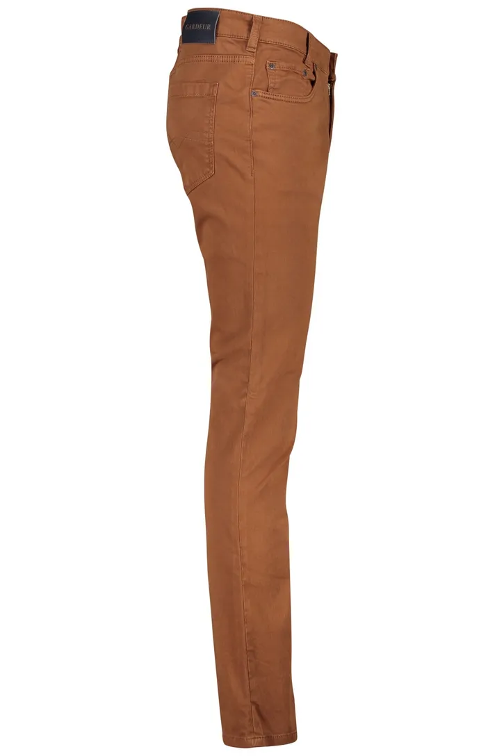 Gardeur broek Bill oranje bruin