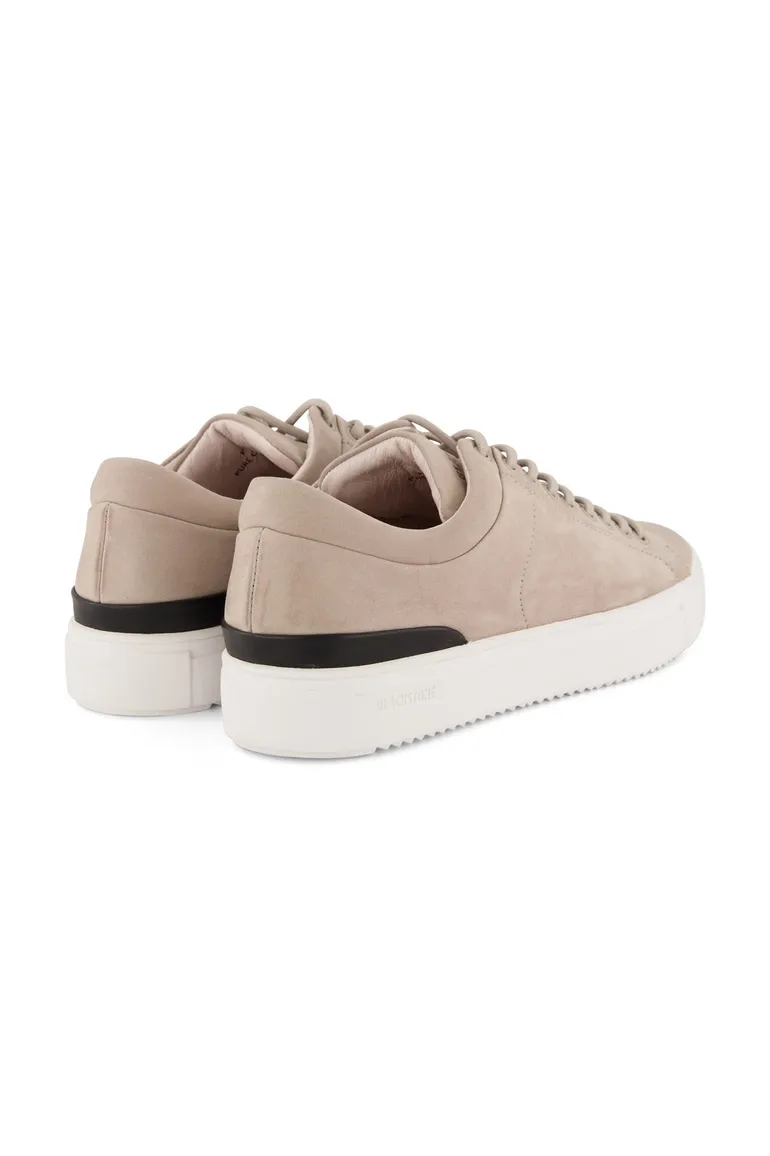 sneakers Blackstone effen leer beige