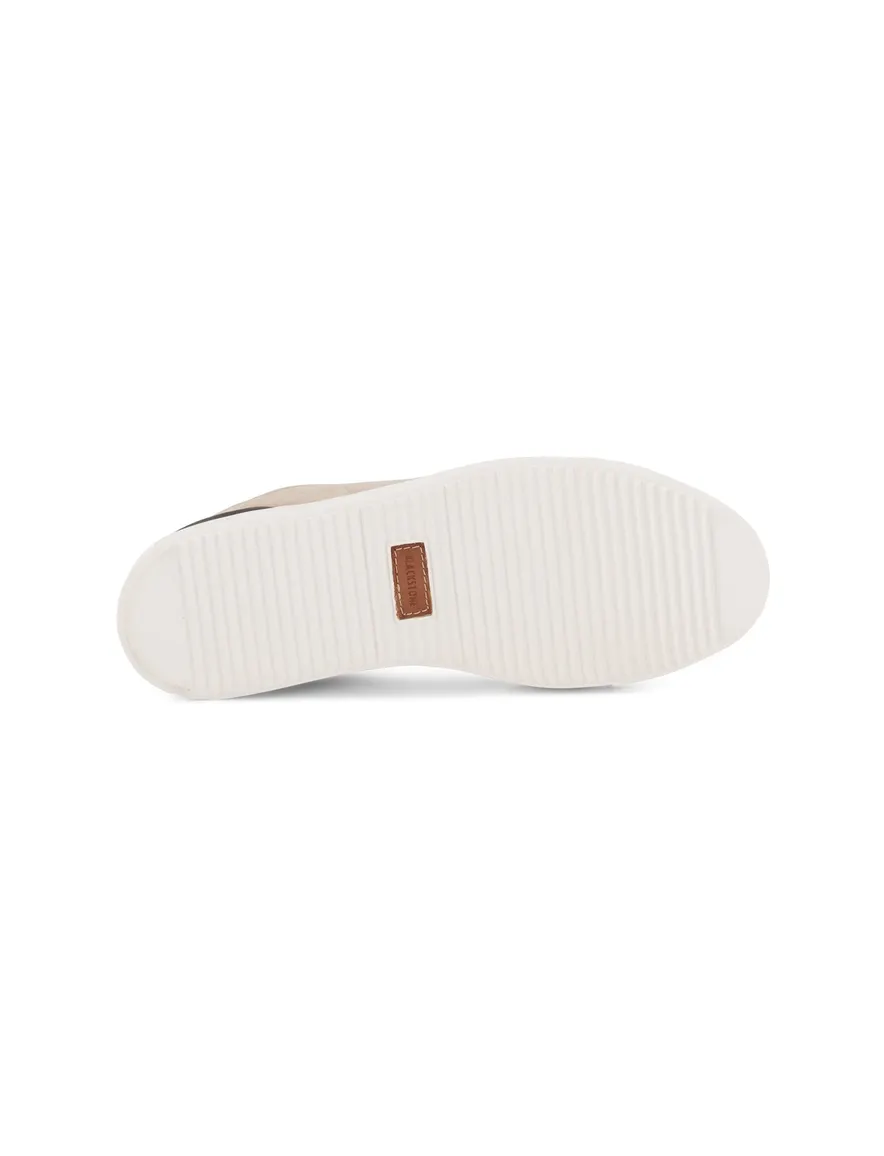 sneakers Blackstone effen leer beige