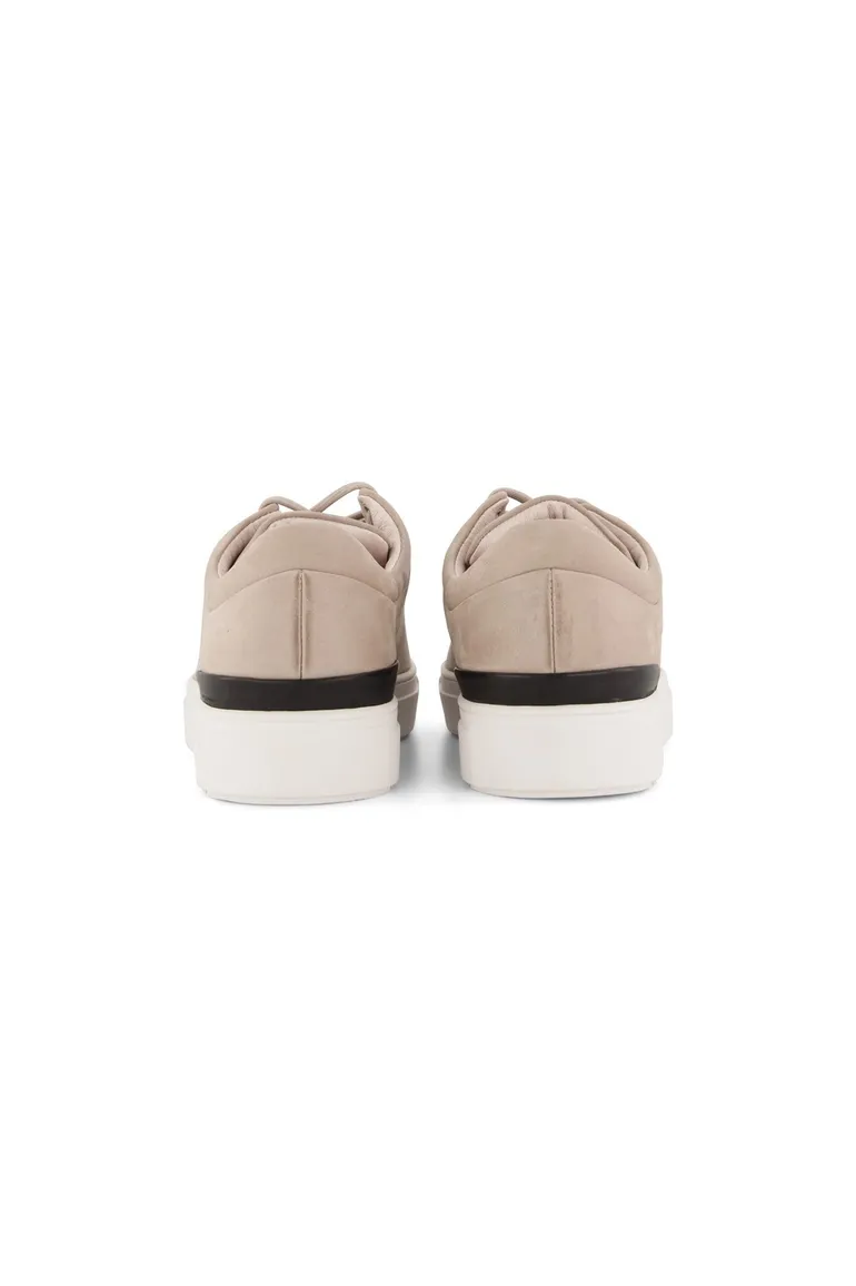 sneakers Blackstone effen leer beige