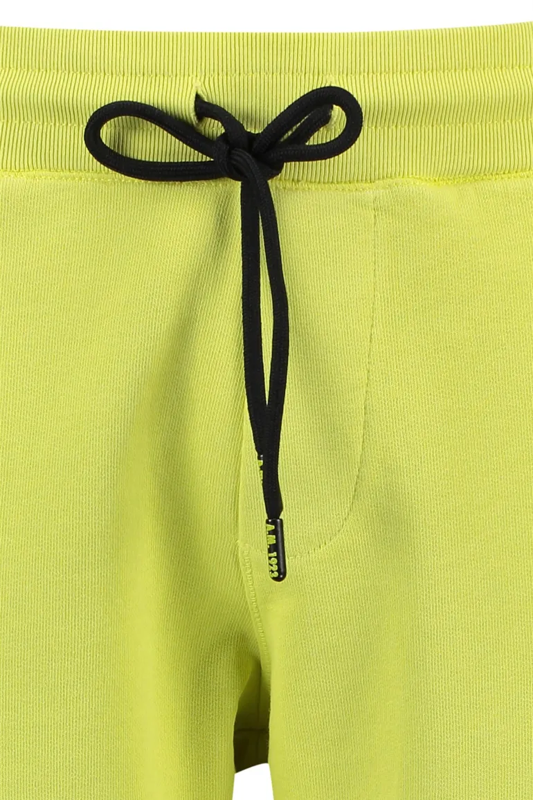 Neon geel short Aeronautica Militare met opdruk