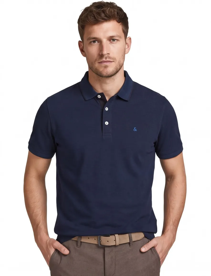Poloshirt navy Jack & Jones Plus Size