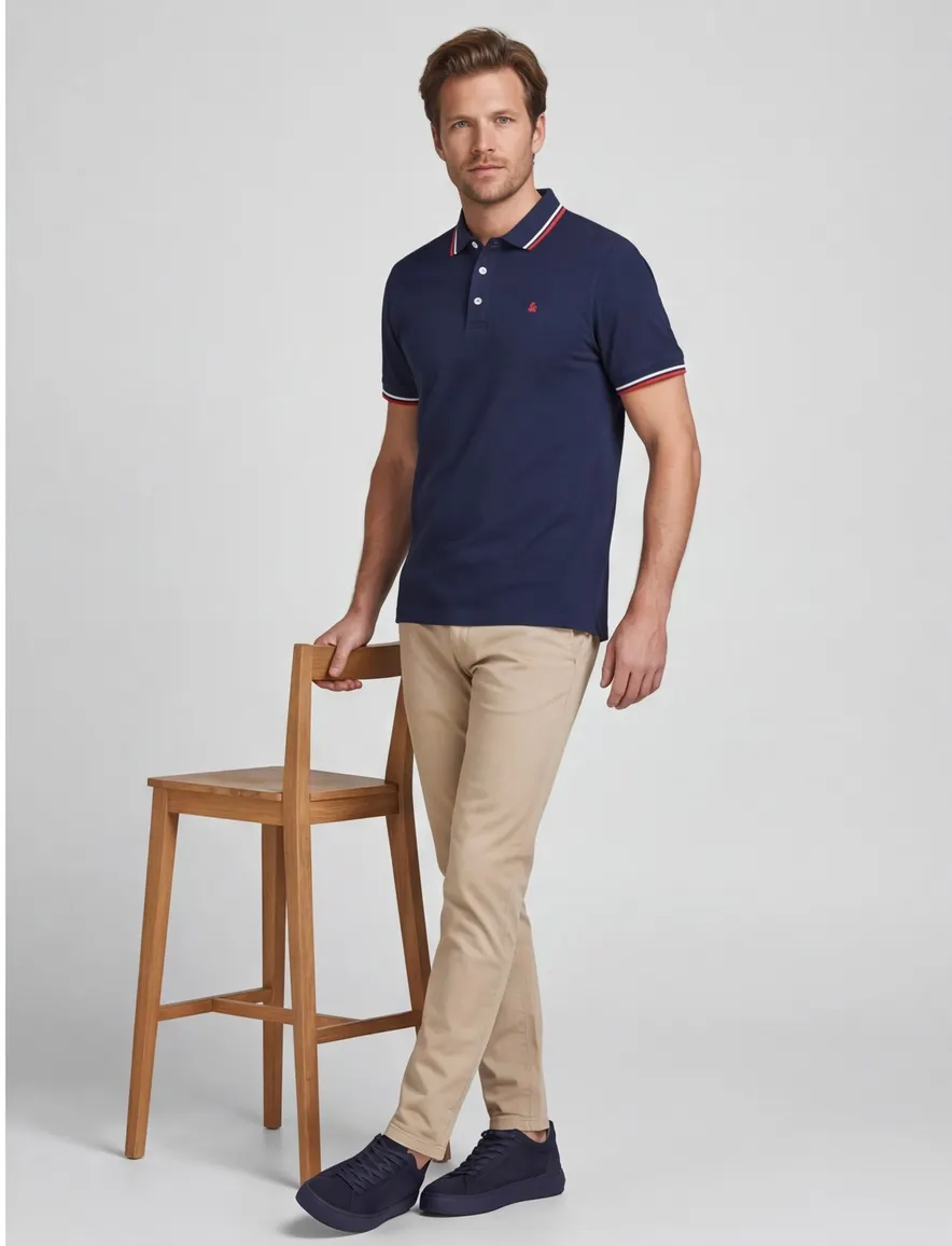 Poloshirt navy Jack & Jones Plus Size