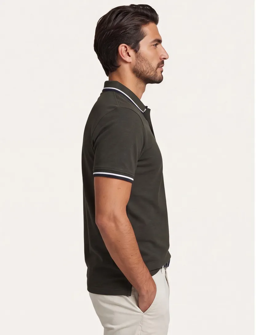 Jack & Jones Plus Size polo donkergroen