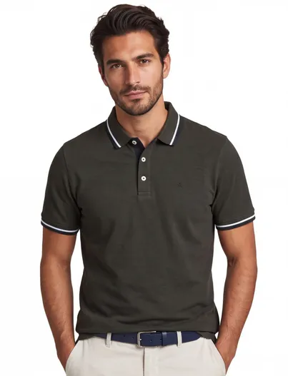 Jack & Jones Jack & Jones Plus Size polo donkergroen