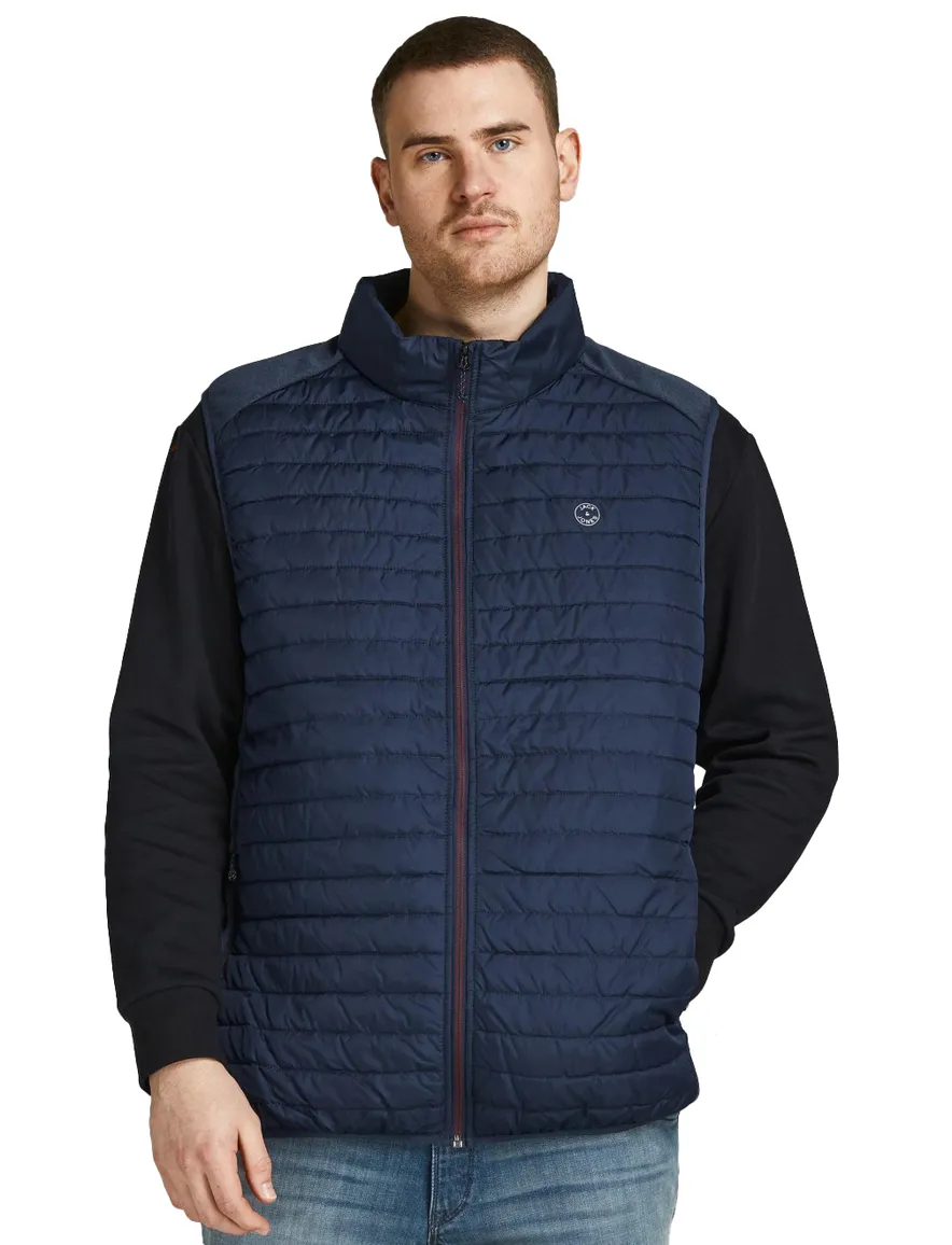 Heren bodywarmer navy Jack & Jones Plus Size