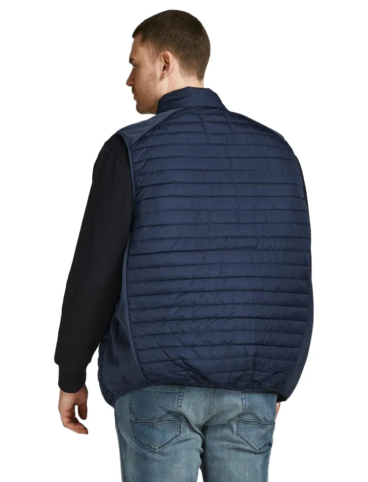 Heren bodywarmer navy Jack & Jones Plus Size