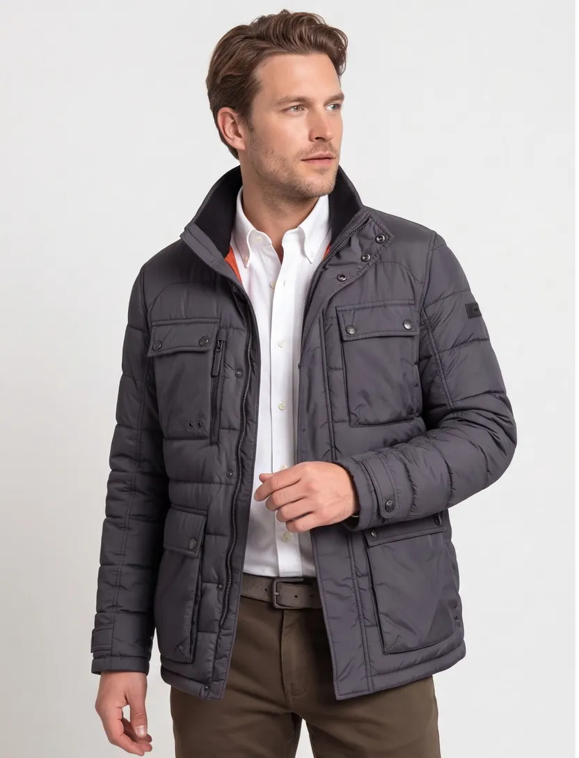 Winterjas heren Camel Active navy