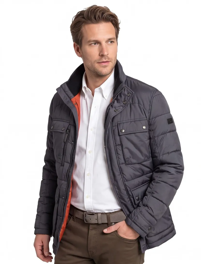 Winterjas heren Camel Active navy