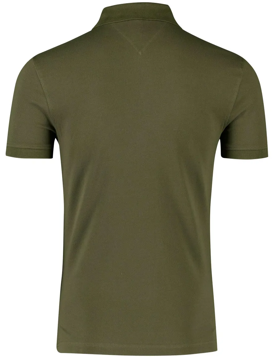 Slim Fit Tommy Hilfiger polo groen