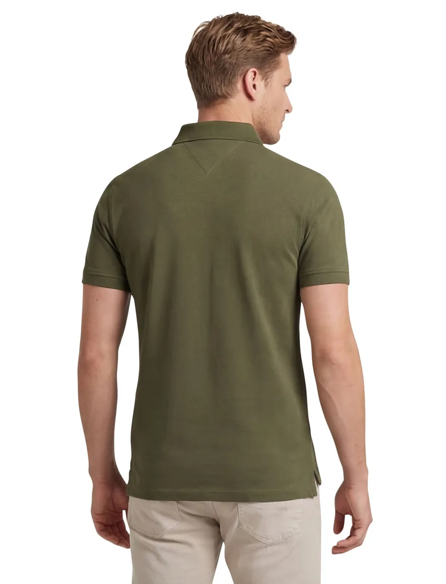 Slim Fit Tommy Hilfiger polo groen