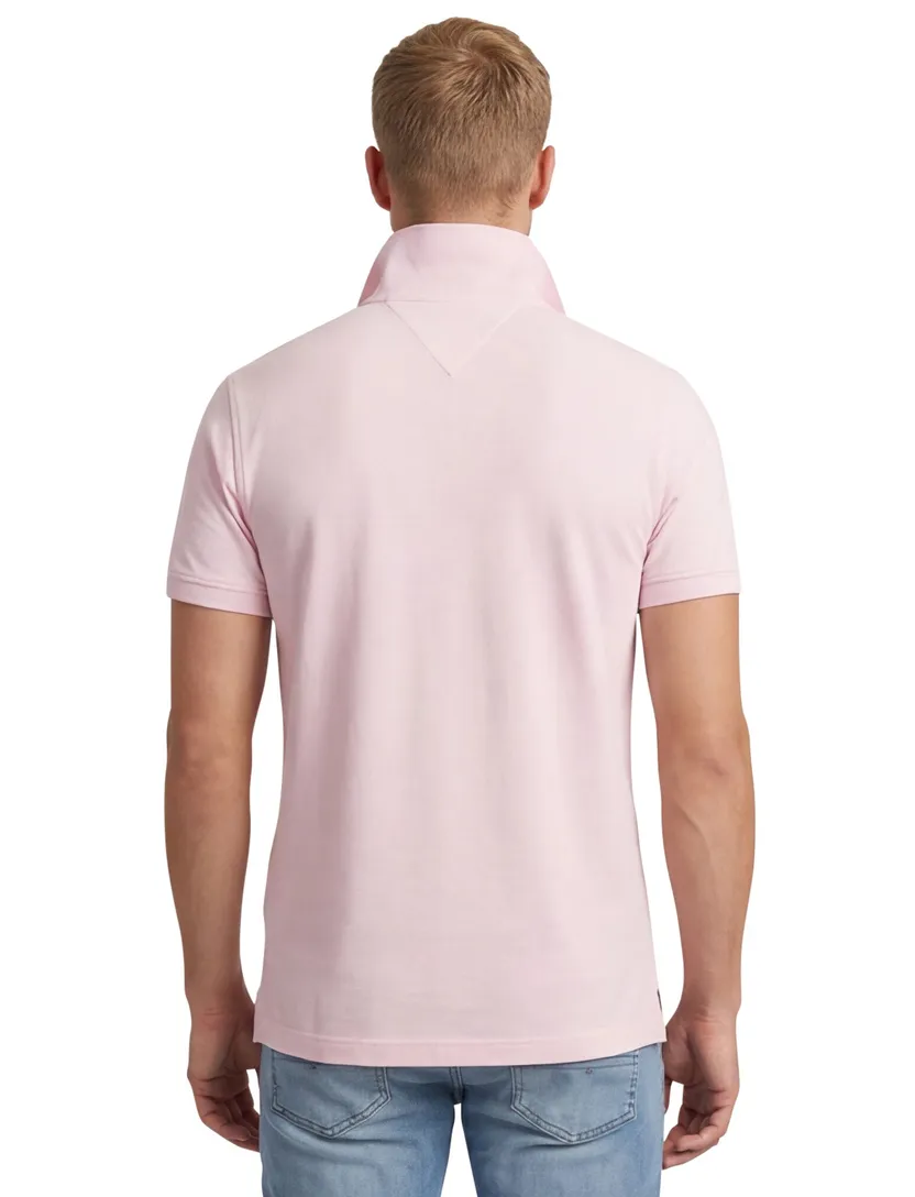 Tommy Hilfiger polo lichtroze Slim Fit