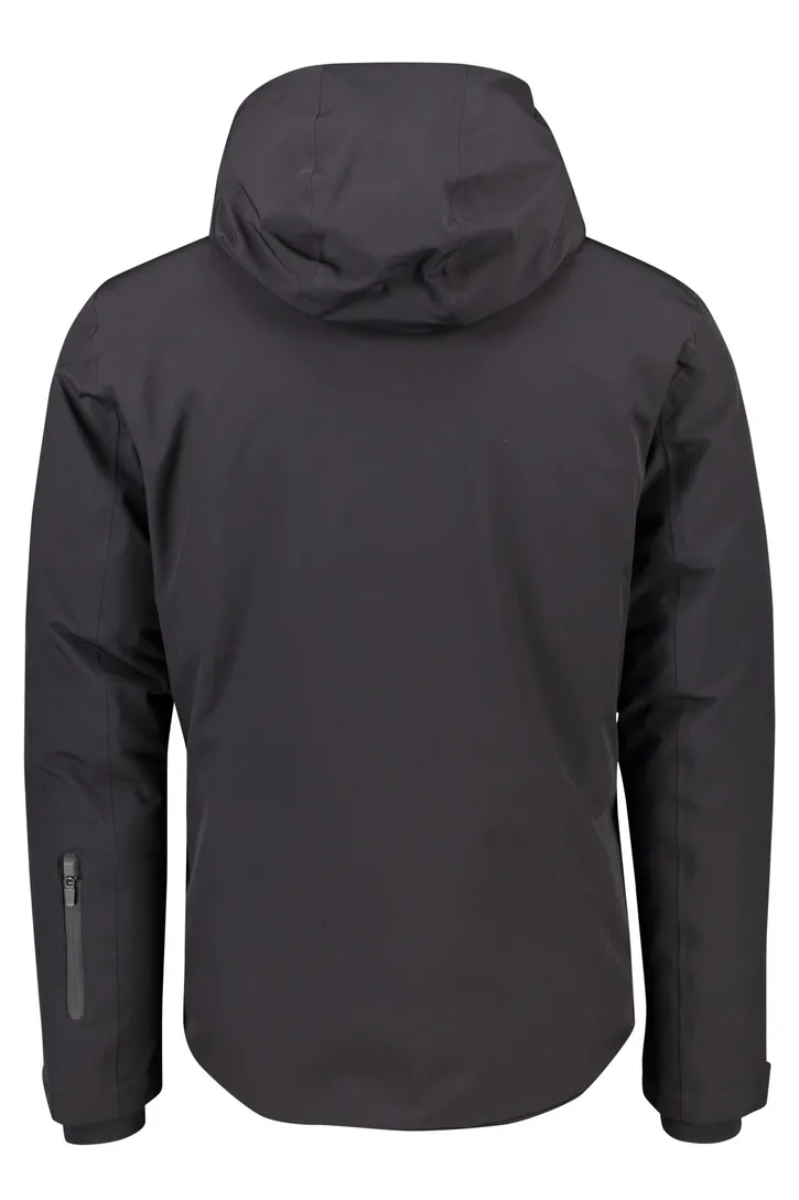 Jas Reset zwart met capuchon James