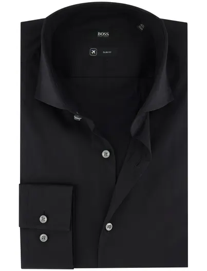 Hugo Boss BOSS Black overhemd zwart slim fit