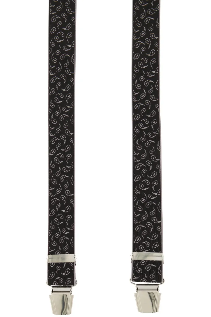 Lindenmann bretels zwart met print