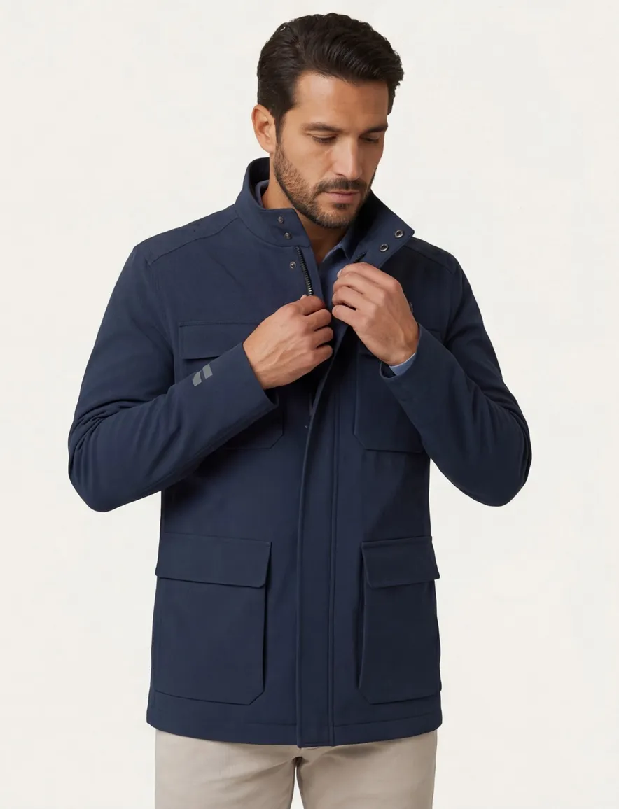 Donkerblauw jack UBR Charger