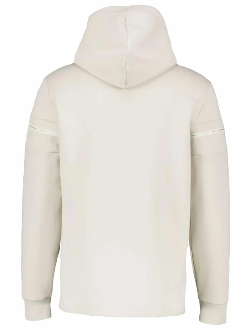 Hugo Boss trui beige effen met opdruk
