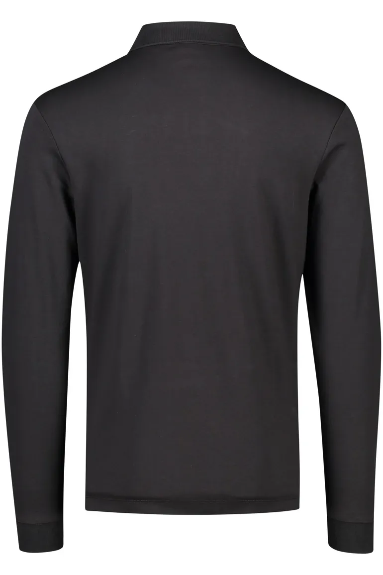 BOSS Pado polo regular fit zwart katoen