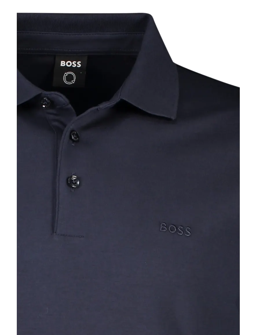 Poloshirt Pado Hugo Boss donkerblauw
