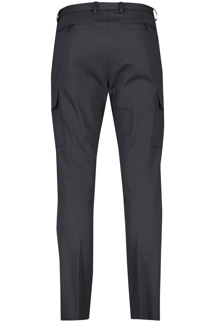 Cavallaro Pantalon cargo donkerblauw effen Fontana