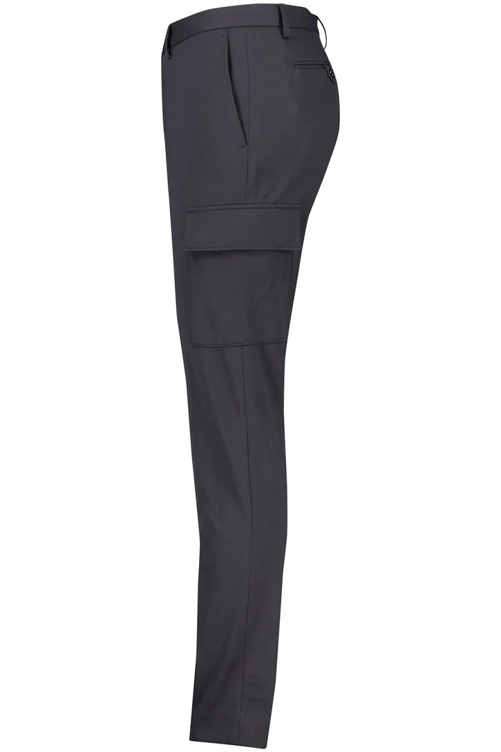 Cavallaro Pantalon cargo donkerblauw effen Fontana