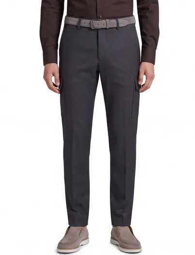 Cavallaro Donkerblauwe chino Cavallaro Regular Fit Fontana