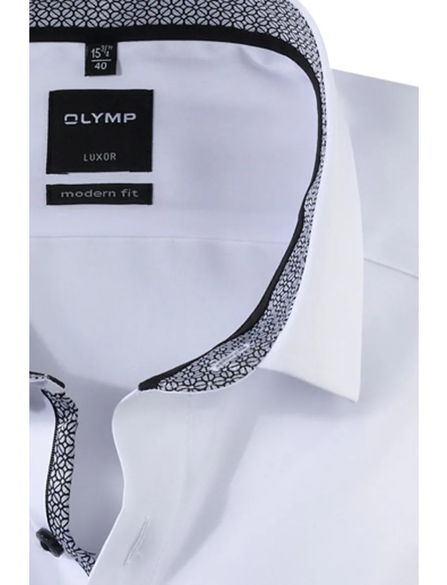 OLYMP Luxor overhemd borstzak strijkvrij ml 7