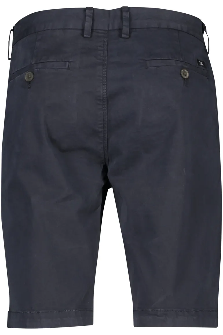 Superdry korte broek heren donkerblauw effen katoen