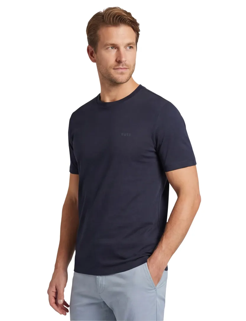 T-shirt Hugo Boss donkerblauw ronde hals Thompson