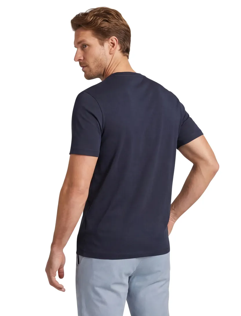 T-shirt Hugo Boss donkerblauw ronde hals Thompson