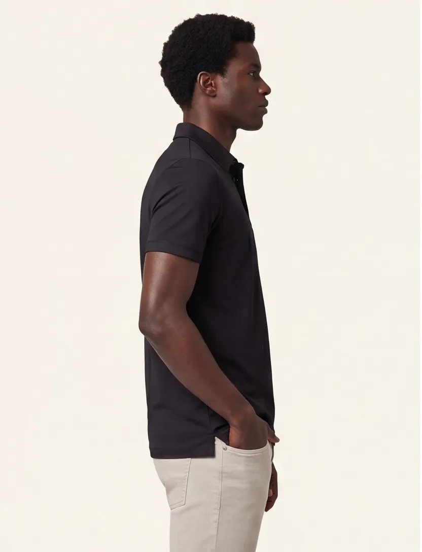 Zwart poloshirt Hugo Boss Palosh
