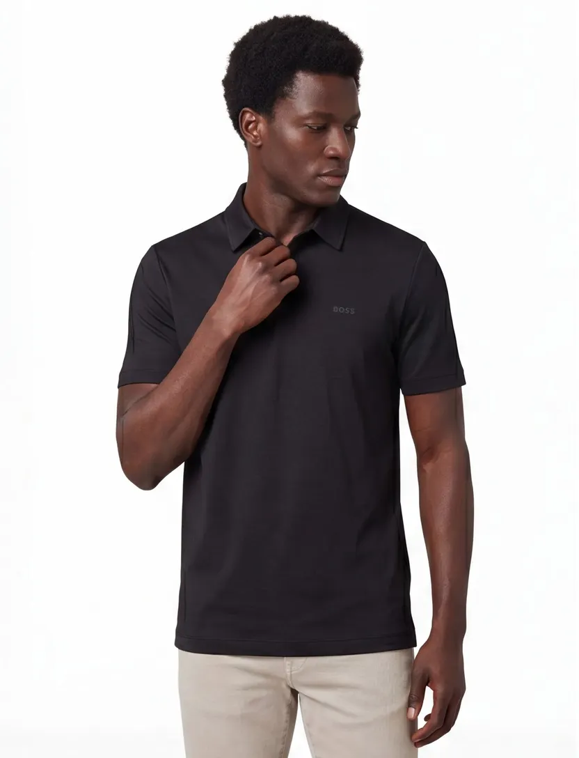 Zwart poloshirt Hugo Boss Palosh