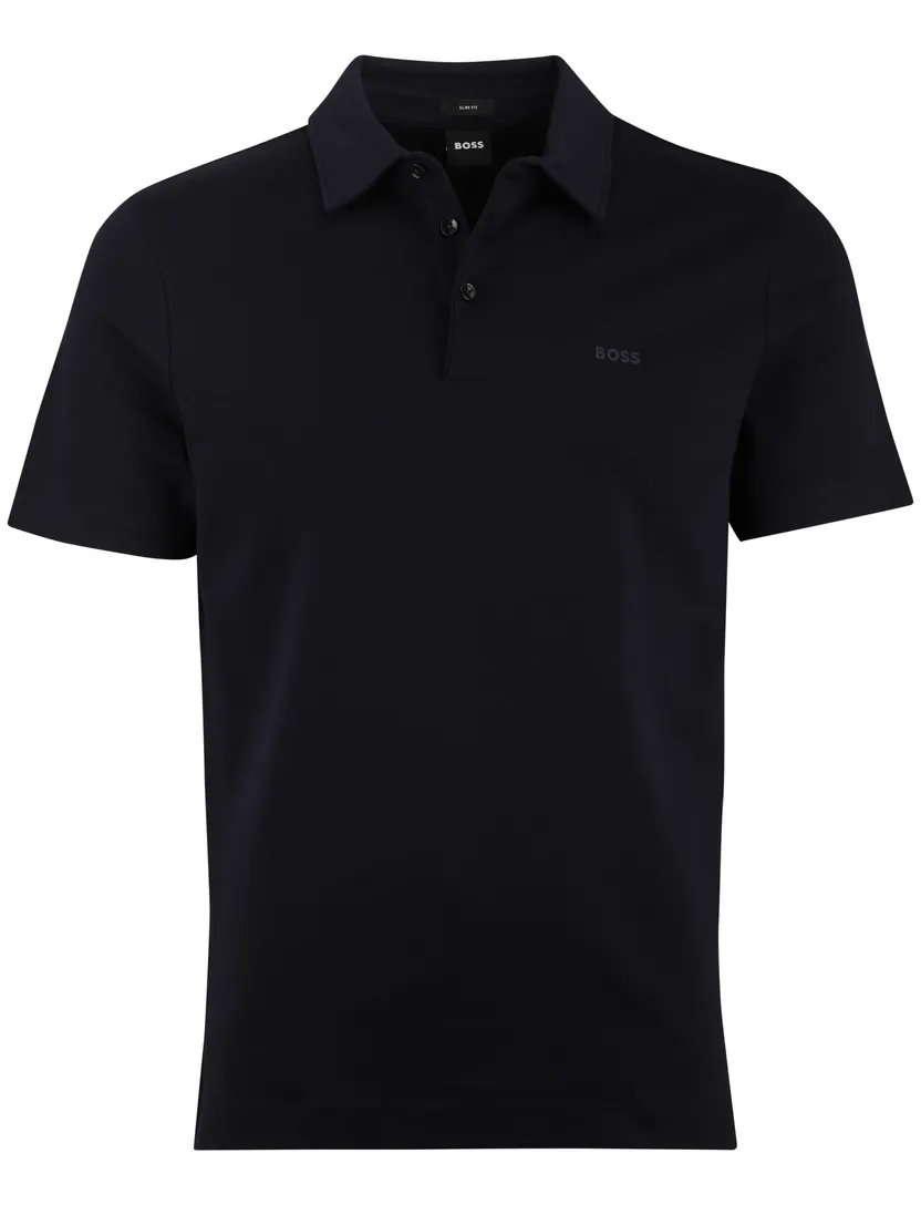 Poloshirt BOSS Black Palosh donkerblauw