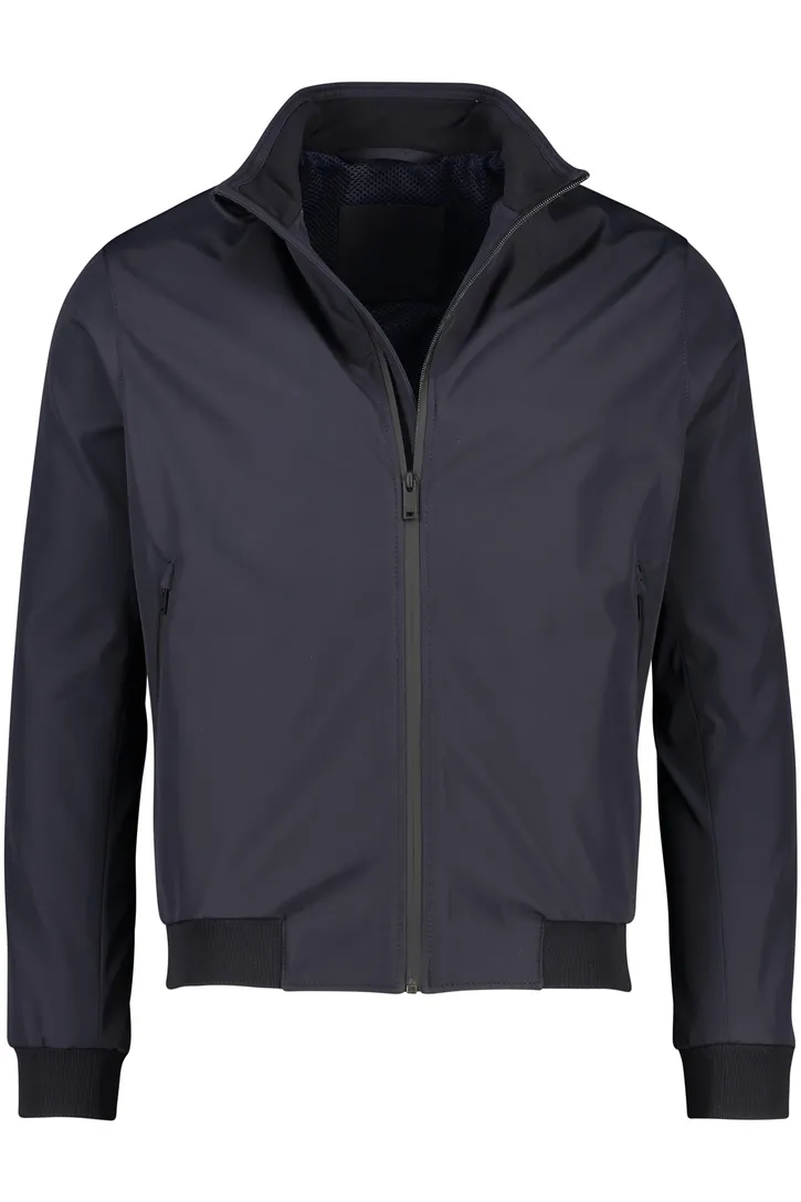 Portofino jas opstaande kraag donker blauw