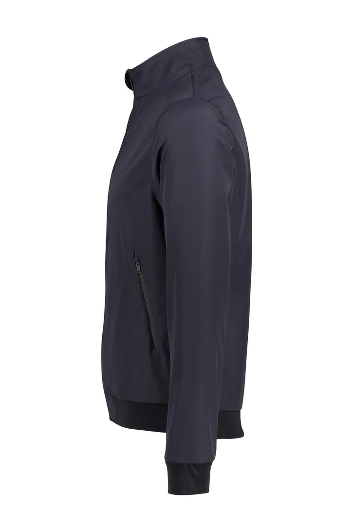 Portofino jas opstaande kraag donker blauw