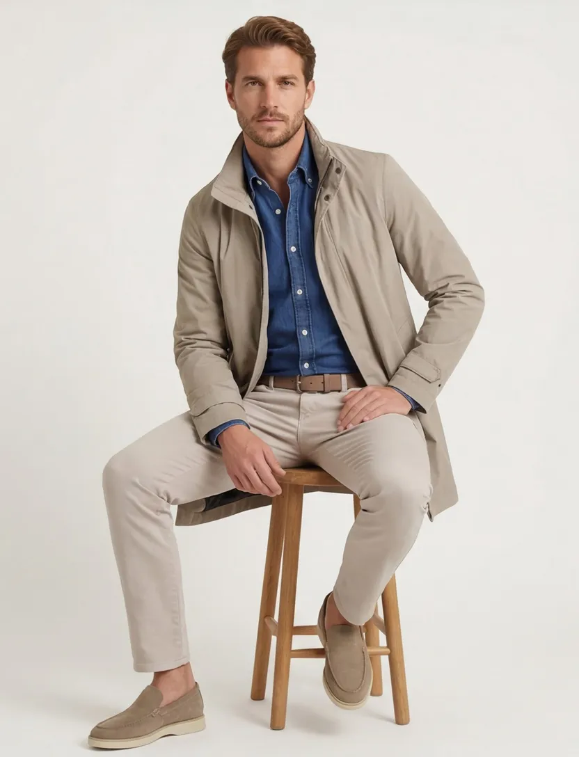 Portofino jas beige