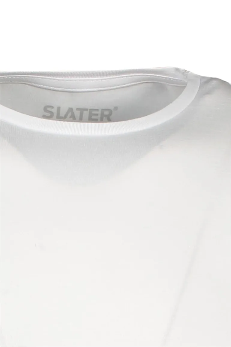 t-shirt Slater effen katoen wit