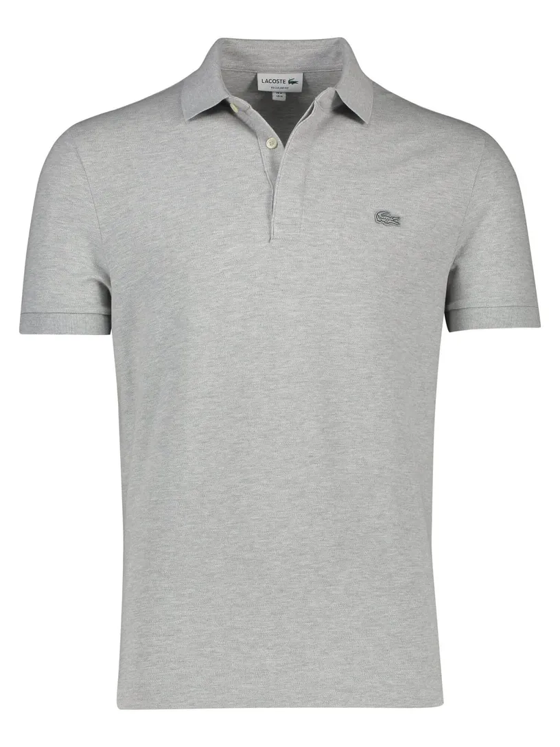 Lacoste poloshirt grijs Regular Fit